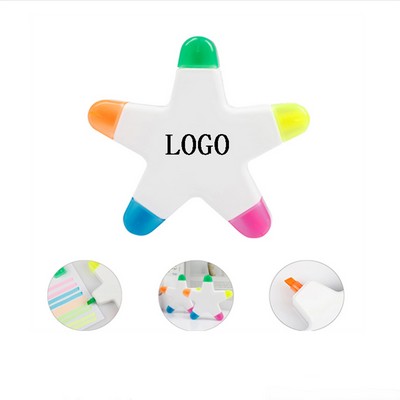 6 Light Colors Pastel Highlighters Set Chisel Tip Fluorescent Markers with Quick Dry Ink