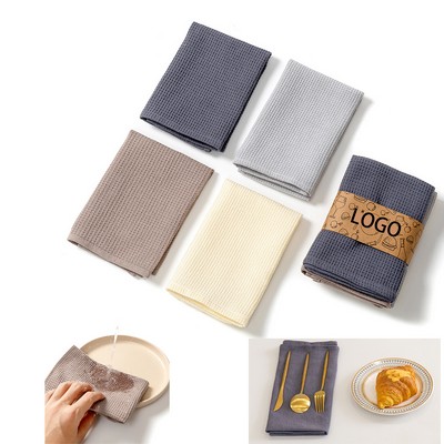 100% Cotton Waffle Weave Cloth Kitchen Towel