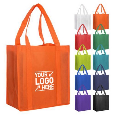 Nonwoven Shopping Tote with Bottom Insert