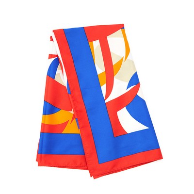 Elegant Silk-like Square Scarf