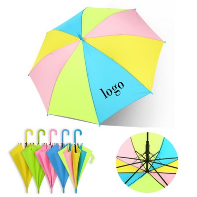 8-Rib Kids Straight Handle Umbrella
