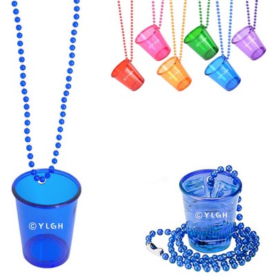 Plastic Necklace Shot Cup