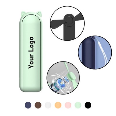 2" 1 Fans Power Bank USB Fans Hand Fans