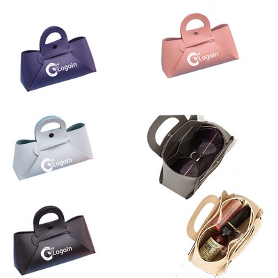 Portable Sunglasses Lipstick Key Storage Bag