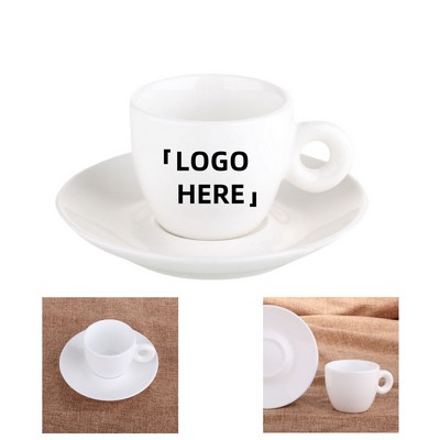 2 Oz. Coffee Cup W/Saucer