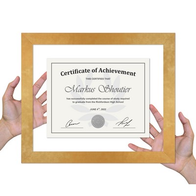 Dawson - Floating Certificate Frame (Gold)