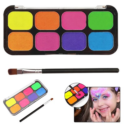 8-Color Water-Soluble Face Paint Set