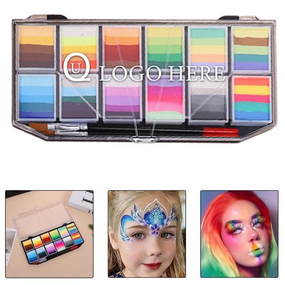 Washable 12-Color Children'S Face Paint