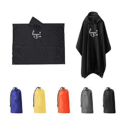 Hooded Rain Poncho