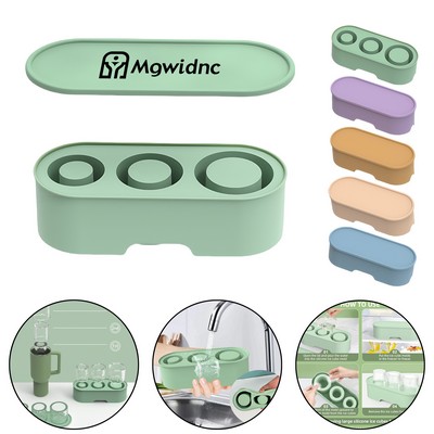 Large Capacity Ice Cube Tray with Container