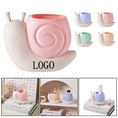 Cartoon Snail Pen Brush Holder