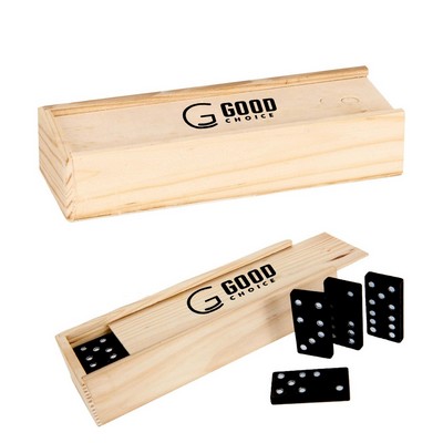 Dominoes in Wooden Case