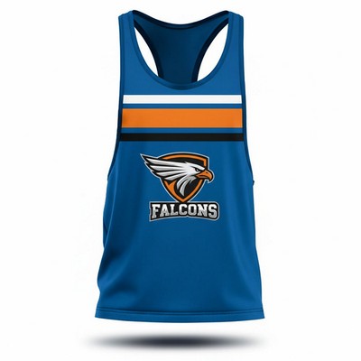 Unisex & Kids Interlock Racerback Tank Top Sublimated