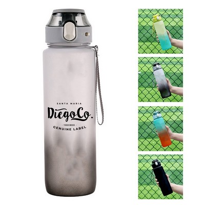 35oz Sports Water Bottle with Time Marker
