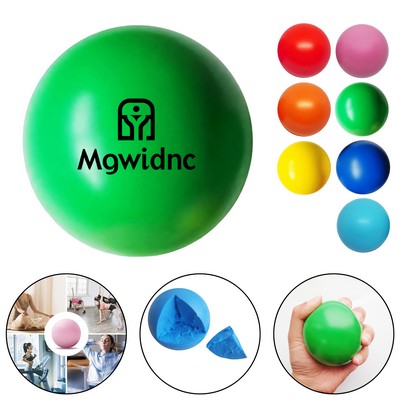 PU Foam Stress Ball Solid Sponge Squeeze Ball Rehabilitation Grip Ball for Pressure Relief