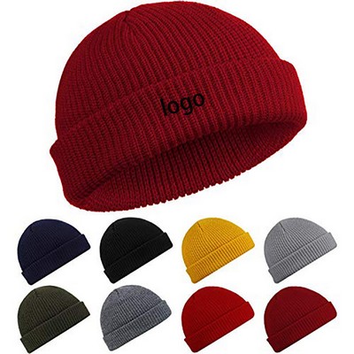 Men's And Women's Unbrimmed Knitted Cap