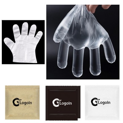 Disposable PE Plastic Clear Gloves
