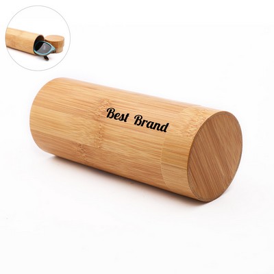 Bamboo Eyeglass Case