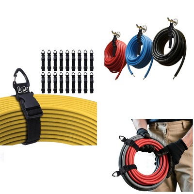 Extension Cord Holder Organizer with Triangle Clips