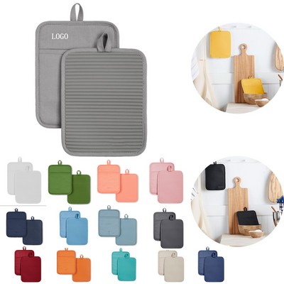 Ribbed Soft Silicone Pot Holder