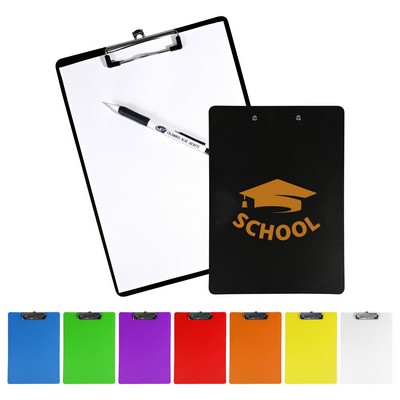 A4 PVC Clipboard with Metal Clip