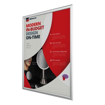 11" x 17" Plastic Snap Frames, Silver