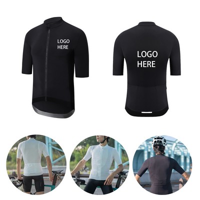 Ultra-Light Men's Short Sleeve Pro Cycling Jersey Road Bike Shirt