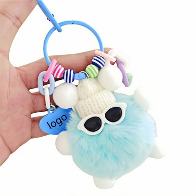 Colorful Chain Plush Fairy Keychain for Bags Phones and Gifts