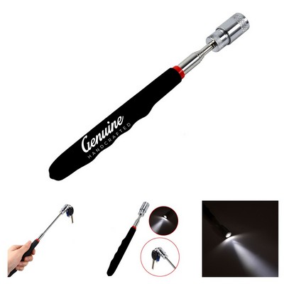 Extendable Magnetic Pick-up Tool with LED Light