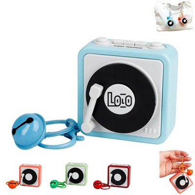 Retro Mini Recorder Keychain