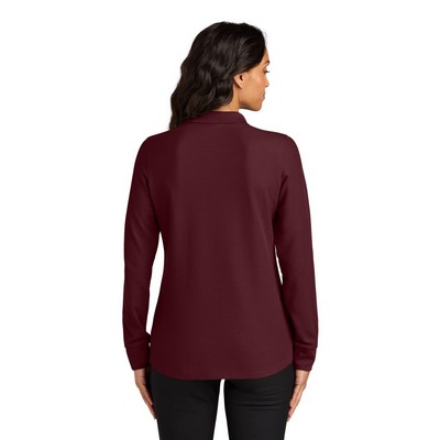 Port Authority® Women's Wearever Signature Pique Long Sleeve Polo