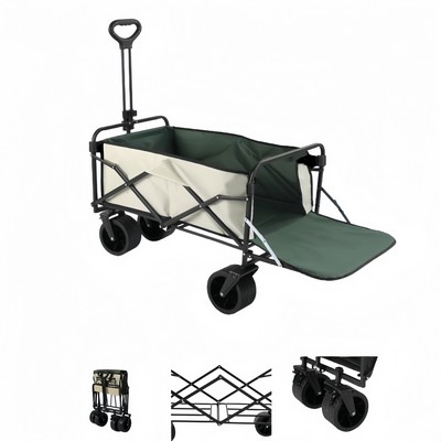 ??All-Terrain Folding Wagon – Adventure-Ready Hauler??