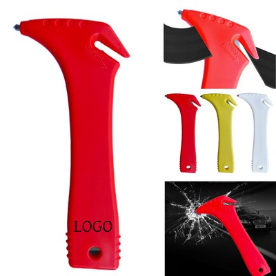 Emergency Safety Hammer With Steel Knife