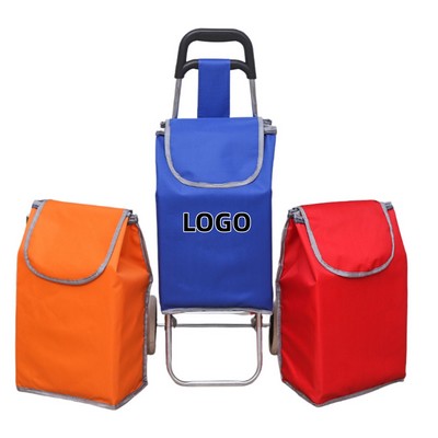 Portable Foldable Shopping Trolley Cart