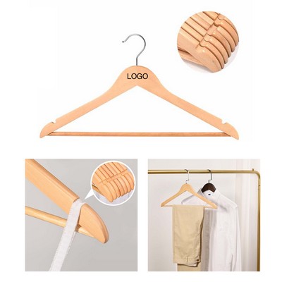 Natural Wooden Shirt Hangers