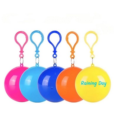 Disposable Keychain Raincoat