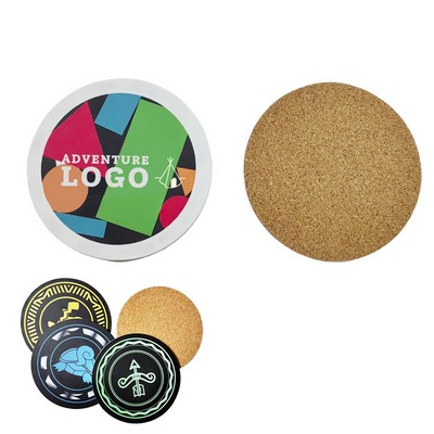 Custom Shape Printed Coasters 4X4" MDF Backing Full Color Sublimation Design Your Art