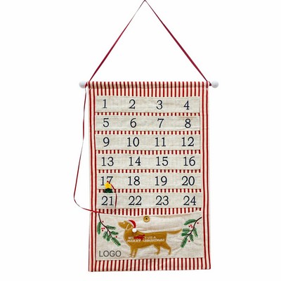 Christmas Advent Calendar Hanging Decor