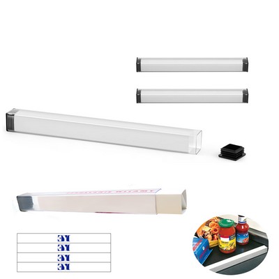 Transparent Square Grocery Store Lane Dividers