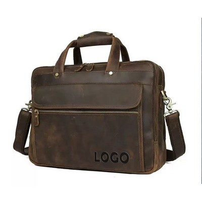 Handmade Vintage Genuine Leather Briefcase