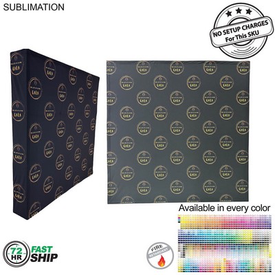 7.5' Straight Wall Full Height Tension Fabric Pop-up Display Kit with Wrap End Caps