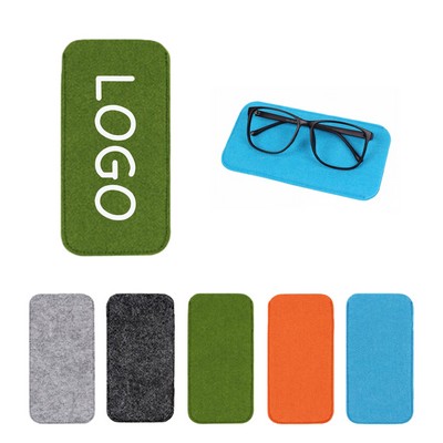 Soft Felt Eyewear Pouch