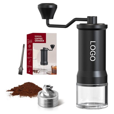 Stainless Steel CNC Conical Burr Manual Coffee Grinder