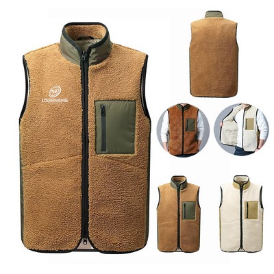 Men's Warm and Thickened Berber Fleece Vest