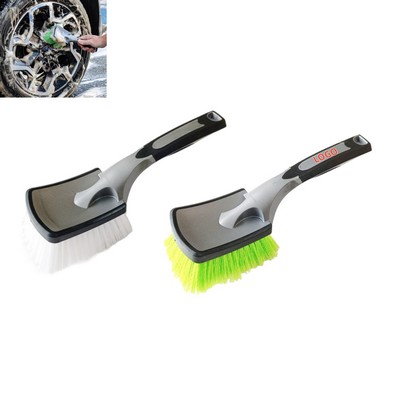 TPR-Coated Handle Car Tire Brush