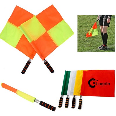 Sports Football Checkered Referee Flags