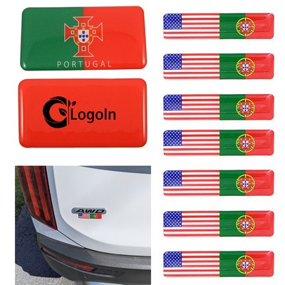 Custom Epoxy Dome Car Decal