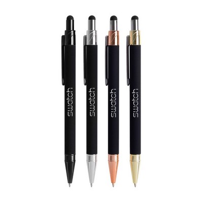 Union Printed - Sleek Stylus Click Metal Pen