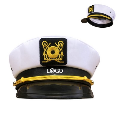 Captain Cap Sailors Hat Navy Costume