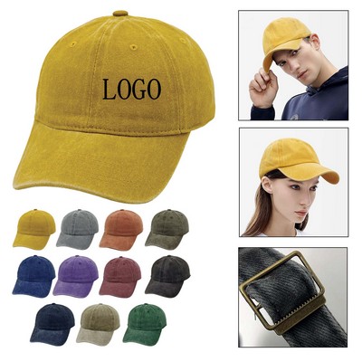 Custom Retro Washed Baseball Cap